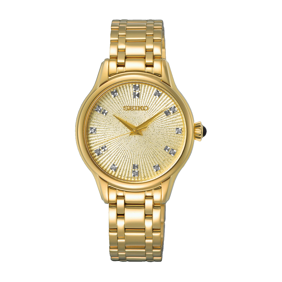 Seiko SRZ552P1 Conceptual Series Damenuhr Silber • Saphirglas mit Diamanten • 5 ATM Wasserdicht