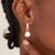 Aros de oreja ANIA HAIE con colgante de perlas pequeñas