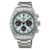 Seiko Prospex Herrenuhr mit Edelstahlarmband, grünem Zifferblatt und Chronographen-Subdials