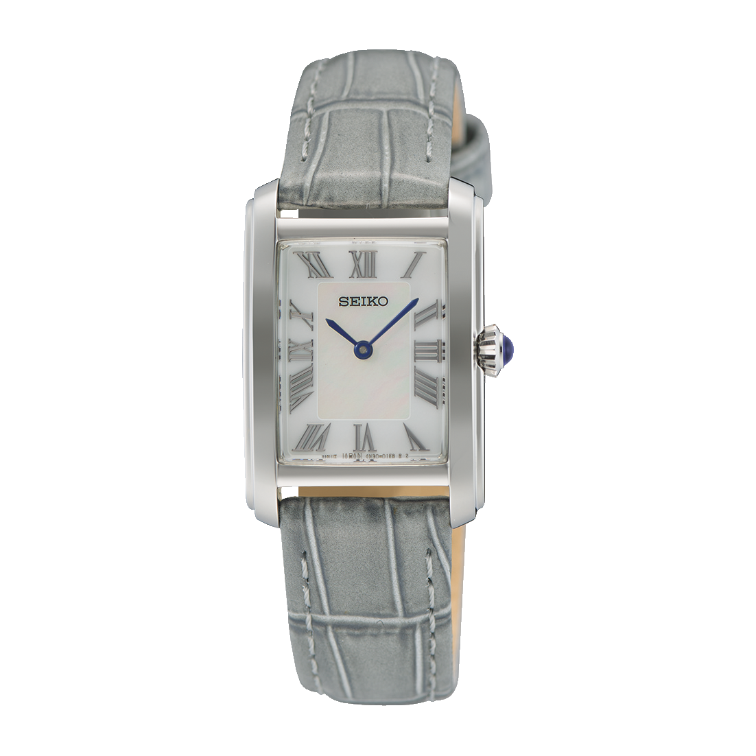 Seiko SWR099P1 Damenuhr Classic • Eckiges Edelstahlgehäuse • Hardlex-Glas