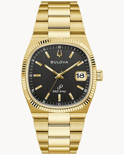 Bulova Classic Super Seville 97B246 Herren Armbanduhr Schwarz • Precisionist HPQ-Werk • Saphirglas