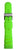 Pulsera de silicona verde para reloj de hombre con hebilla de pasador y agujeros de ajuste
