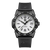 Reloj de buceo Luminox con esfera blanca, manecillas negras y ventana de fecha a las 3