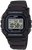 Casio Reloj para Hombre, caja negra y pantalla digital, correa negra