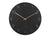 Karlsson Charm Engraved Numbers KA5762BK Wanduhr Schwarz • Gravierte Ziffern • Goldene Zeiger