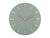 Karlsson Charm Small KA5821DG Wanduhr Dschungelgrün • Goldene Details • Offenes Zifferblatt