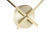 Karlsson Little Big Time Mini KA4348GD Wanduhr Gold • Minimalistisches Zeigerdesign • Aluminium ohne Gehäuse, Bild 3