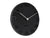 Karlsson On The Edge KA5311BK Wanduhr Schwarz • Geräuschloses Quarzwerk • Chromfarbene Zeiger