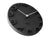 Karlsson On The Edge KA5311BK Wanduhr Schwarz • Geräuschloses Quarzwerk • Chromfarbene Zeiger, Bild 3