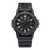 Reloj Luminox Sea Turtle Giant 0330 con esfera negra y correa de caucho, vista frontal sobre fondo blanco.