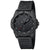 Reloj Luminox para hombre: esfera negra con marcadores de hora, ventana de fecha (3), correa negra.