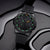 Reloj Luminox para hombre con esfera negra e índices luminosos verdes, ventana de fecha (3).