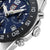 Pulsera de reloj para hombre con corona atornillada y bisel negro