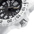 Luminox reloj para hombre, vista lateral con bisel moleteado y pulsadores, blanco