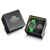 Set de caja de reloj Festina con reloj de hombre insertado y correa de silicona verde