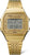 Reloj Casio dorado para hombre con podómetro, pantalla digital y correa de metal