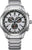Pulsera de reloj Citizen para hombre: correa de metal, caja plateada, esfera de cronógrafo