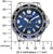 Reloj para hombre con esfera azul, bisel de acero inoxidable y Eco-Drive