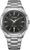 Reloj Citizen para hombre con caja de acero inoxidable plateado y esfera negra