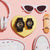 Set de dos relojes de mujer: modelos negros con bisel dorado