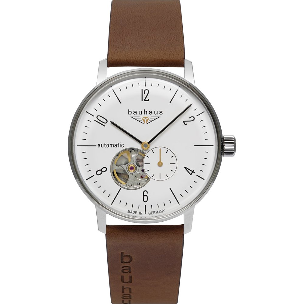 Bauhaus Pure 2068-1 Herrenuhr • Automatikwerk • Offenes Zifferblatt