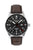 Bauhaus Aviation GMT 2744-2 Herren Armbanduhr Braun/Schwarz • Schweizer Quarzwerk • GMT-Funktion
