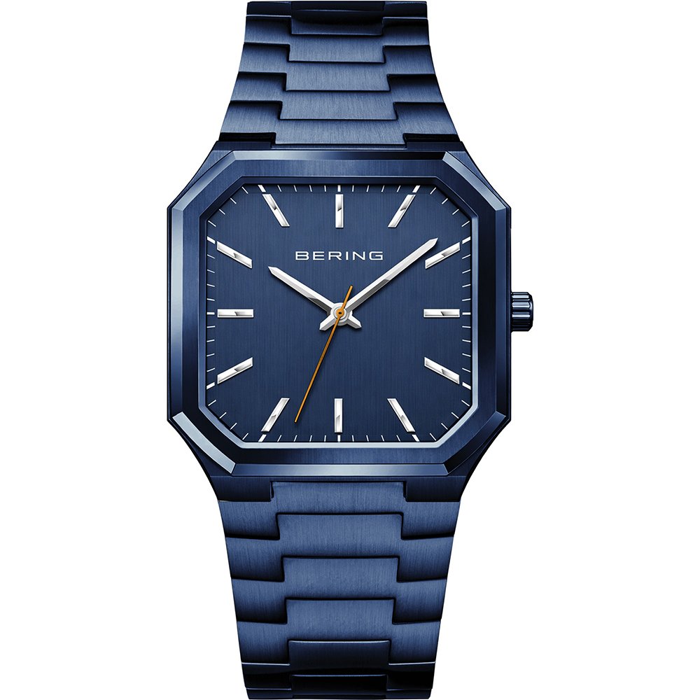 Bering Classic 16535-797 Herren Armbanduhr Blau • Saphirglas • Edelstahl-Gehäuse