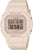 Reloj Casio Baby-G para mujer con correa de plástico beige y pantalla digital, resistente a los golpes