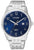 Reloj de hombre Citizen con esfera azul y pulsera de acero inoxidable plateado
