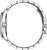 Pulsera de acero inoxidable para hombre, vista lateral con corona y pulsadores