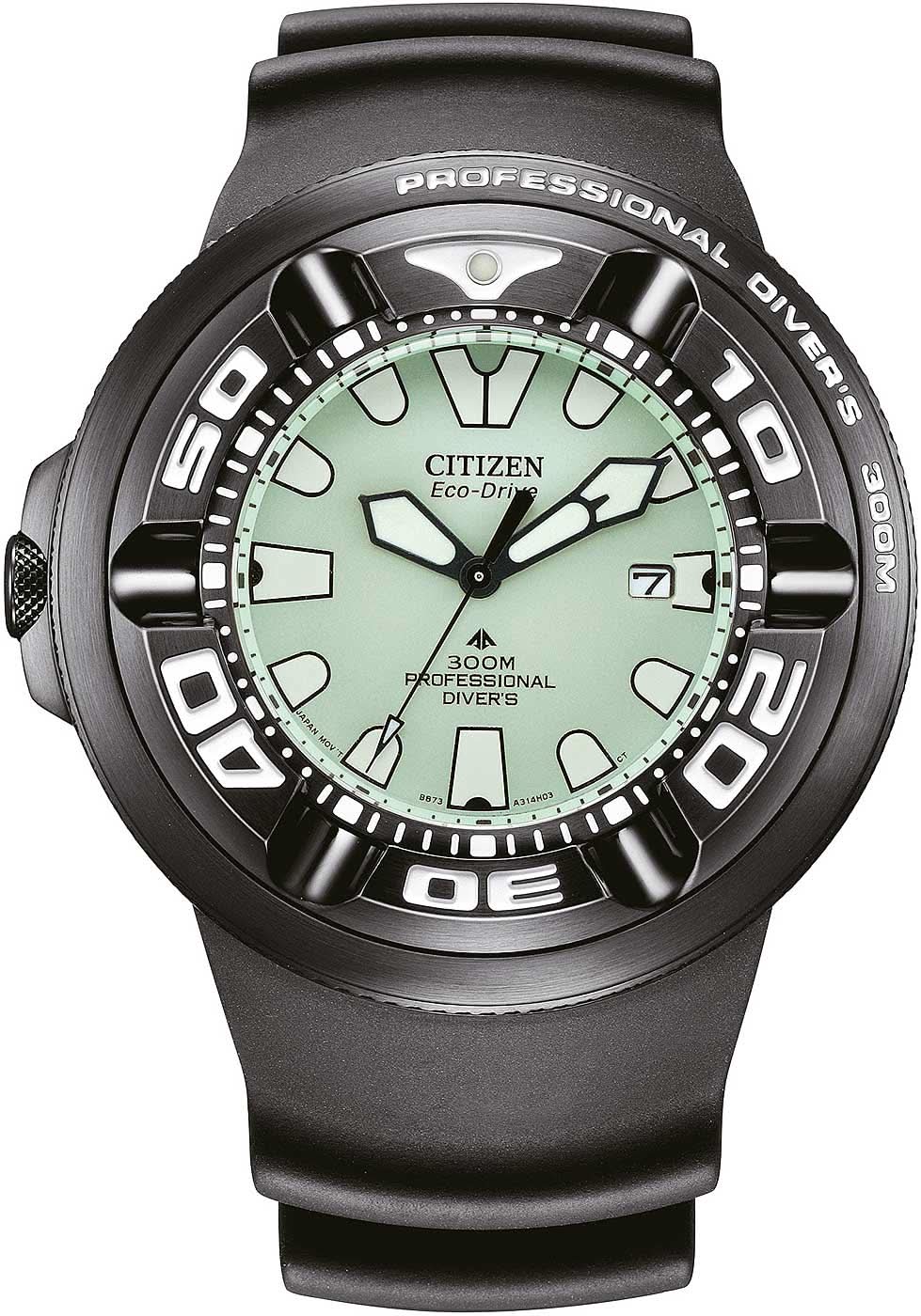 Pulsera de hombre con caja negra, esfera verde y correa negra