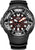 Reloj Citizen Promaster para hombre con esfera negra, patrón rojo y correa de caucho negra