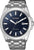 Reloj Citizen para hombre con esfera azul oscuro y pulsera de acero inoxidable plateado