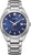 Reloj Citizen Eco-Drive para hombre con esfera azul y correa de acero inoxidable, bisel redondo