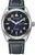 Reloj Citizen para hombre con esfera oscura, correa de cuero y visualización de fecha