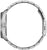 Reloj con brazalete de titanio, vista lateral con caja y cierre