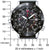 Reloj Citizen para hombre con esfera negra, detalles en negro y correa de caucho