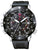 Reloj Citizen para hombre con esfera negra y correa de caucho negra, Eco-Drive
