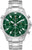 Pulsera Bulova Marine Star para hombre con esfera verde, correa de acero inoxidable