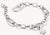 Pulsera de eslabones Thomas Sabo de metal plateado con colgante