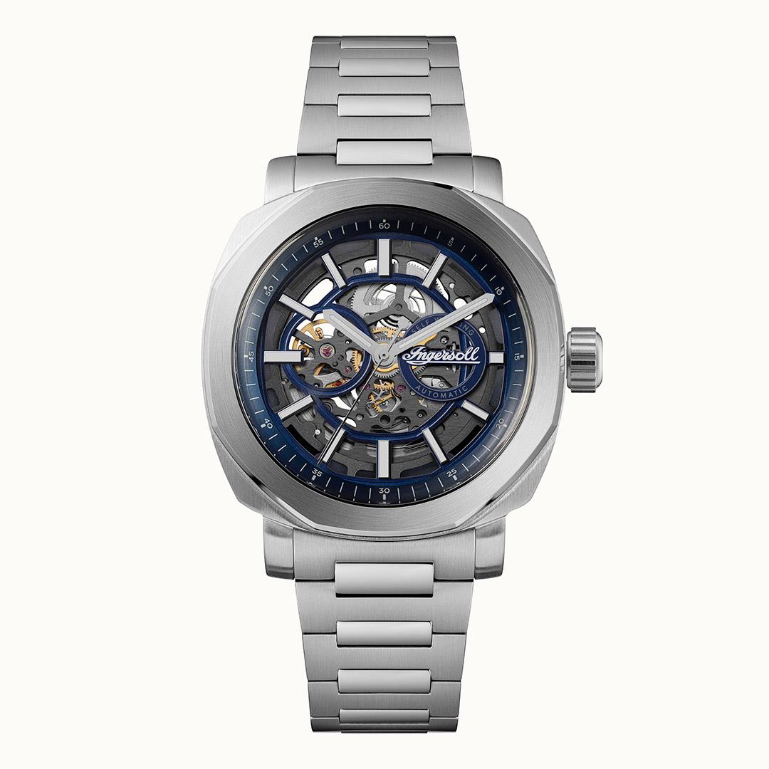 Ingersoll 1892 The Outrider I16403 Herren Armbanduhr Blau • Automatikwerk • Mineralglas