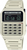 Casio Vintage reloj digital con correa de plástico beige y pantalla LCD, botones