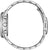 Caja de acero inoxidable de reloj de pulsera para hombre con pulsadores laterales y protector de corona