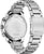 Reloj de acero inoxidable para hombre con fondo de caja visible y pulsera de metal