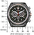 Reloj Citizen para hombre con esfera negra, subesferas de cronógrafo y escala taquimétrica