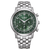 Citizen Cronógrafo para hombre con esfera verde y correa de acero inoxidable