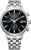 Reloj de pulsera Citizen para hombre con esfera de cronógrafo, esfera negra y correa de metal