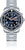 Reloj automático para hombre con correa de acero inoxidable, esfera azul y ventana de fecha