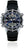Chris Benz reloj digital para hombre con esfera azul, correa y bisel negros