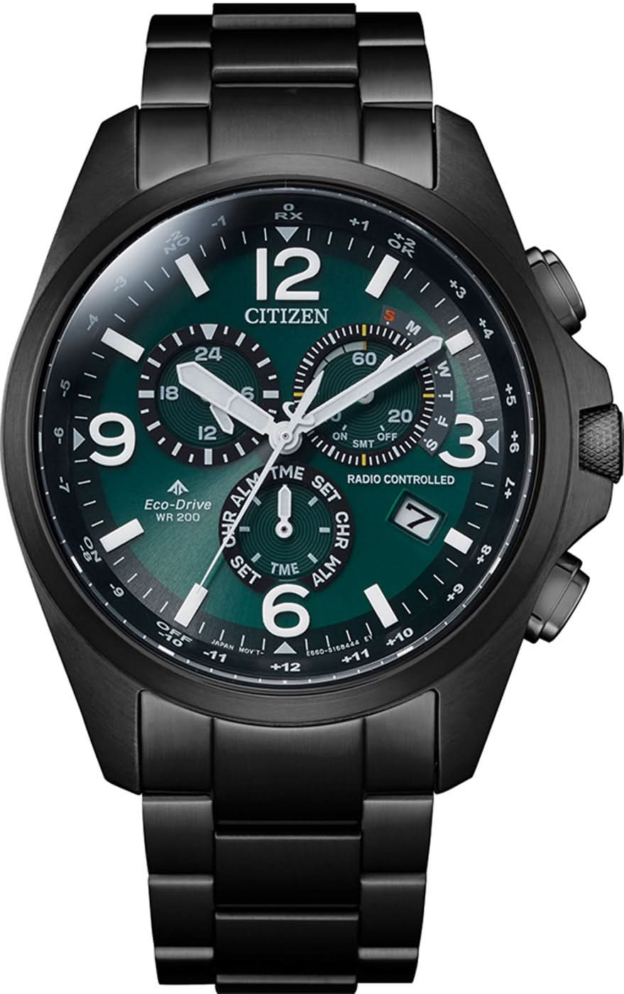 Reloj Citizen Promaster para hombre con caja negra y esfera verde